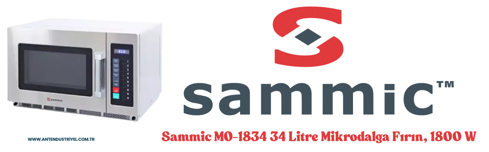 Sammic MO-1834 Mikrodalga Fırın ile Profesyonel Mutfaklarda Hız ve Kalite Bir Arada!