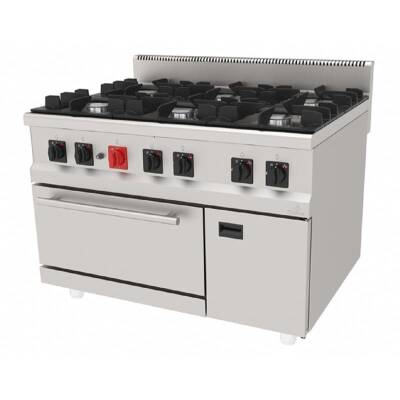 Atalay AGK-1290 900 Seri, Gazlı Kuzine, 6 Pleytli, Dolaplı - 1