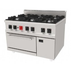 Atalay AGK-1290 900 Seri, Gazlı Kuzine, 6 Pleytli, Dolaplı - Atalay