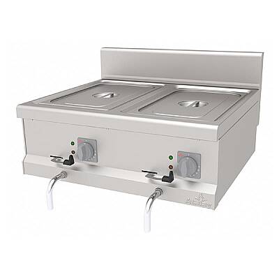 Atalay ASB-870 700 Seri Çift Hazneli Sos Bain-Marie, Elektrikli - 1