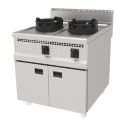 Atalay AWO-890 900 Seri Dolaplı 2 Gözlü Wok Ocak, Doğalgazlı - Atalay