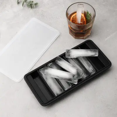 Biradlı GRV-018 Silikon Buz Kalıbı, 24x11x3 cm - 1