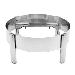 Biradlı GRV-5024-A Lux Çorbalık Chafing Dish Ayaklı Stand - 2
