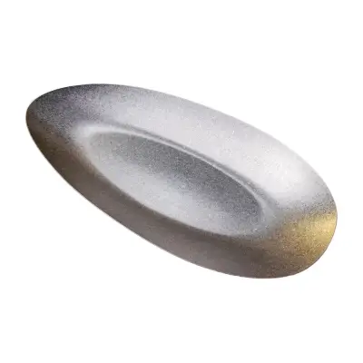 Biradlı GRV-R241001 Açık Büfe Retro Sunum Tabağı, 30x14,5x3,3 cm - 1