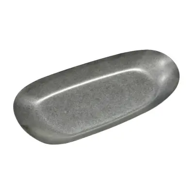 Biradlı GRV-R241002 Açık Büfe Retro Sunum Tabağı, 31,5x15x3,3 cm - 1
