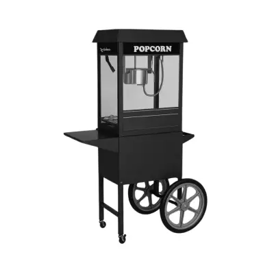 By Kitchen DPM-A Arabalı Popcorn Mısır Patlatma Makinesi, Siyah - 1