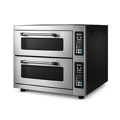 By Kitchen DPO-502 24 cm x 8 Pizza Kapasiteli Çift Katlı Pizza Fırını, Elektrikli - 1