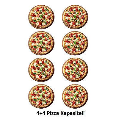 By Kitchen DPO-502 24 cm x 8 Pizza Kapasiteli Çift Katlı Pizza Fırını, Elektrikli - 2