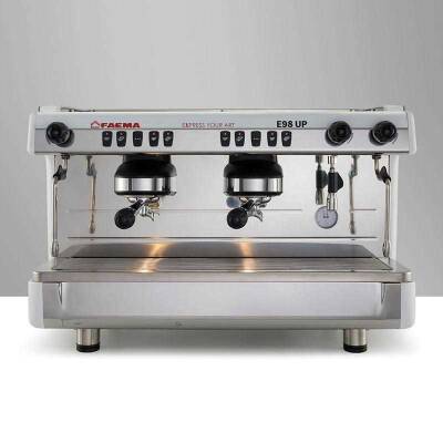 Faema E98 Up Tall Cup Full Otomatik Espresso Kahve Makinesi, 2 Gruplu, Beyaz - 1