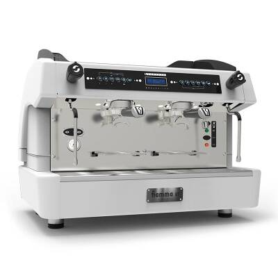Fiamma Compass 2 Double Boiler Tall Cup Espresso Kahve Makinesi, 2 Gruplu, Beyaz - 1
