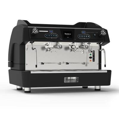 Fiamma Compass 2 Multiboiler Tall Cup Espresso Kahve Makinesi, 2 Gruplu, Siyah - 1