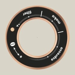 Fiorenzato All Ground Kahve Değirmeni, Artic White & Canaletto Walnut - 2