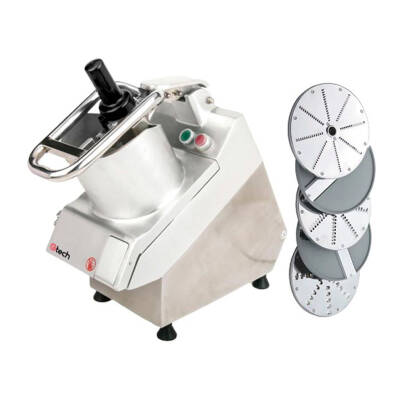 Gtech VC-65MS Sebze Doğrama Makinesi, 350 devir/dk, 2 Adet Dilimleyici, 3 Adet Rende - 1