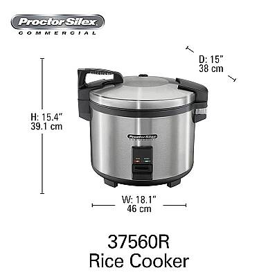 Hamilton Beach 37560R Seri Rice Cooker Pirinç Pişirici, 4.9 L - 2