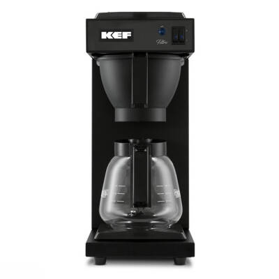 KEF Filtro FLT120 Filtre Kahve Makinesi, Tek Cam Potlu, Siyah - 2