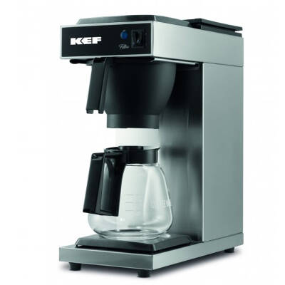 KEF Filtro FLT120 Filtre Kahve Makinesi, Tek Cam Potlu, Gri - 1