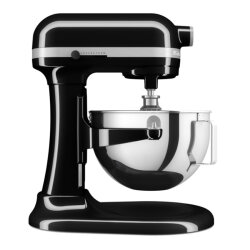KitchenAid 5KSM55SXX Ağır Hizmet Tipi Kaldırılabilir Kaseli Stand Mikser, 5.2 L, Siyah - 6