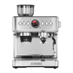Konchero Serena 5023 PID Çift Kazanlı Öğütücülü Barista Espresso Kahve Makinesi, 1 Gruplu - Konchero