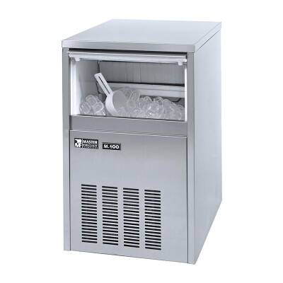 Masterfrost M-400 Hazneli Gurme Buz Makinesi, 40 kg/gün Kapasiteli, 17 Kg Hazne Kapasiteli - 1