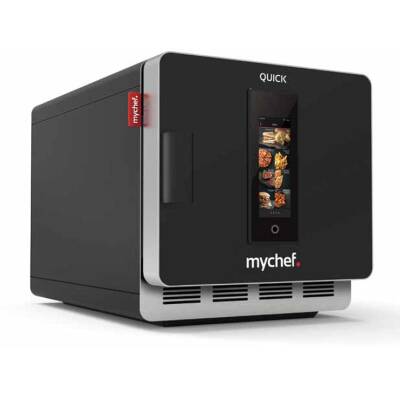 Mychef Quick 1T Katalizörlü Hızlı Pişirme Fırını, Siyah - 1