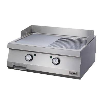 Öztiryakiler OGE 4070 N C Oluklu Grill Plate, 40x70 cm, Sert Krom Kaplı, Elektrikli - 1