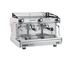 Portabianco X2 Profesyonel Barista Tipi Espresso Kahve Makinesi 2 Gruplu , Otomatik - Portabianco