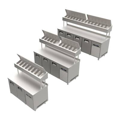 Portabianco SBB-2N70 Yükseltilmiş Make-Up Buzdolabı, 2 Kapılı - 1