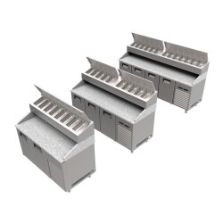 Portabianco SBM-2N70 Make-Up Buzdolabı, Mermer Tablalı, 2 Kapılı - Portabianco