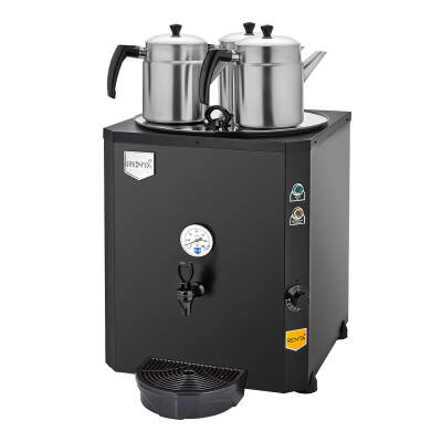 Remta DE10 Jumbo Çay Makinesi, 3 Demlikli, 40 L, Elektrikli, Siyah - 1