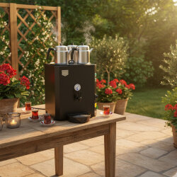 Remta DE10 Jumbo Çay Makinesi, 3 Demlikli, 40 L, Elektrikli, Siyah - 2