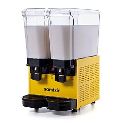 Samixir 40.MMY Klasik Twin Soğuk İçecek Dispenseri, 20+20 L, Karıştırıcılı, Sarı - Samixir