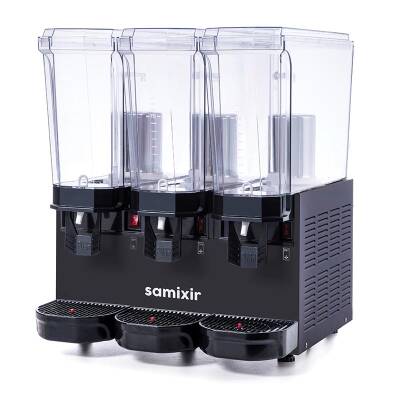 Samixir 60.SSSY Triple Klasik Fıskiyeli Soğuk İçecek Dispenseri, 20+20+20 L, Sarı - 4