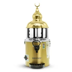 Samixir SC05.G Sıcak Çikolata ve Salep Makinesi, 5 L, Gold - 1