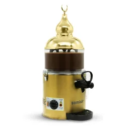 Samixir SC05.G Sıcak Çikolata ve Salep Makinesi, 5 L, Gold - 2