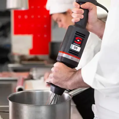 Sammic B-20 El Mikseri, 30 Yumurta Kapasiteli, Çırpıcı Uzunluğu 306 mm, 300 W - 2