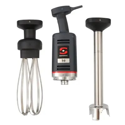 Sammic MB-51 COMBI El Mikseri ve Blender, 80 Litre Kapasiteli, Çırpıcı Uzunluğu 405 mm, 570 W - 1