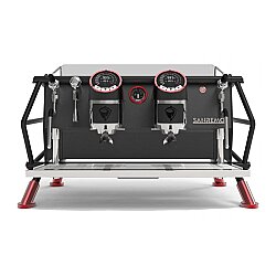 Sanremo Racer Naked Multiboiler Tam Otomatik Espresso Kahve Makinesi, 2 Gruplu, Siyah-Kırmızı - 4