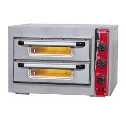 SGS PO 4040 DE 20 cm x 4 Pizza Kapasiteli Çift Katlı Pizza Fırını, Elektrikli - SGS