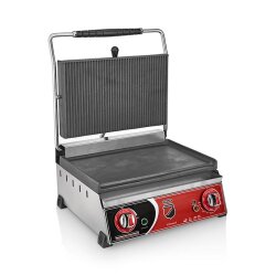 SilverInox 2130DZ Tost Makinesi, Altı Düz, 16 Dilim, Elektrikli - Silverinox