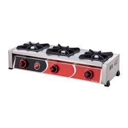SilverInox 2906 3 Gözlü Set Üstü Mini Ocak, Doğalgazlı - Silverinox
