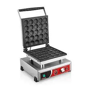 SilverInox B10 Yuvarlak Bubble Waffle Makinesi, Kapaklı, Tekli, Elektrikli - 1