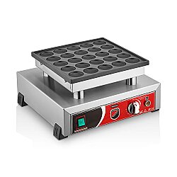 SilverInox B11 Yuvarlak Bubble Waffle Makinesi, Tekli, Elektrikli - Silverinox
