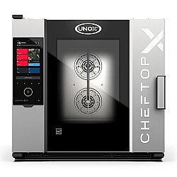 Unox CHEFTOP-X Digital.ID Kombi Fırın, GN 2/1 6 Tepsi Kapasiteli, Elektrikli - Unox