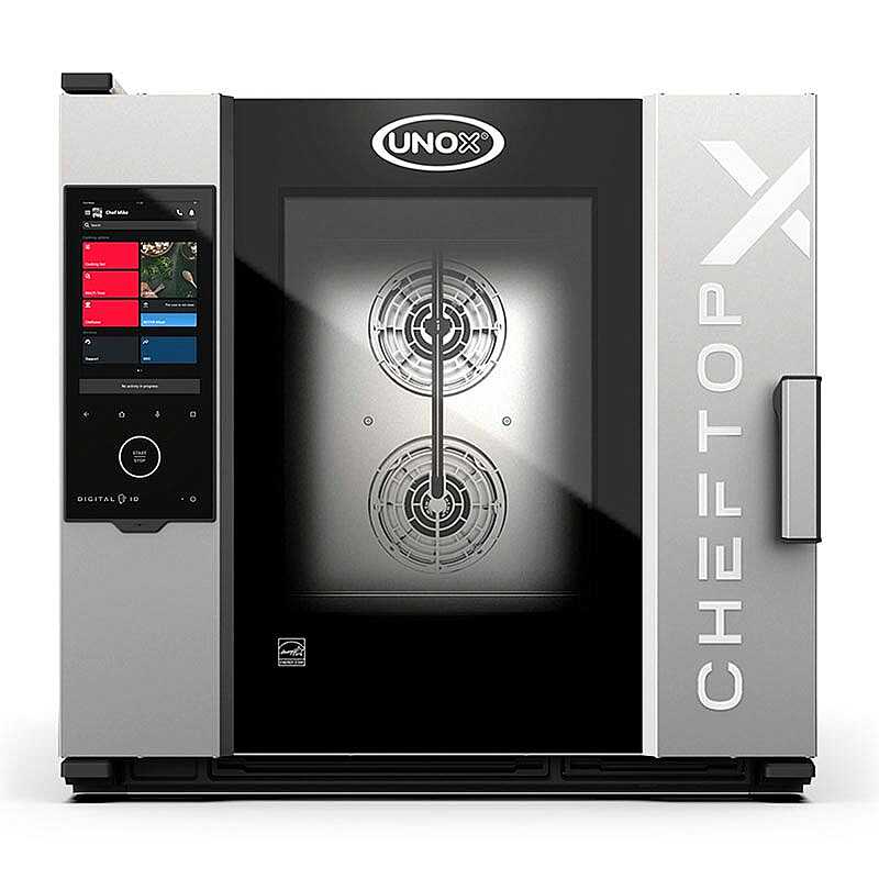 Unox CHEFTOP-X Digital.ID Kombi Fırın, GN 2/1 6 Tepsi Kapasiteli, Gazlı