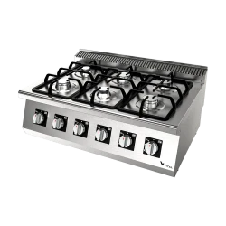 Vital 600 Seri GKO6030 6 Brülörlü Gazlı Ocak - Vital