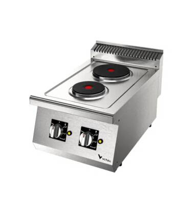 Vital EKO6010 Elektrikli Ocak 2 Yuvarlak Pleyt (400x630x280) - 1