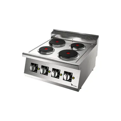 Vital EKO6020 Elektrikli Ocak 4 Yuvarlak Pleyt (600x630x280) - 1