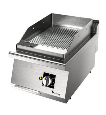 Vital EPI6010R 600 Seri Nervürlü Yüzeyli Elektrikli Izgara (400x630x280) - 1