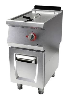 Vital GFP7010 700 Seri Gazlı Fritöz Dolaplı (400x730x850) 10 Litre Kapasiteli - 1