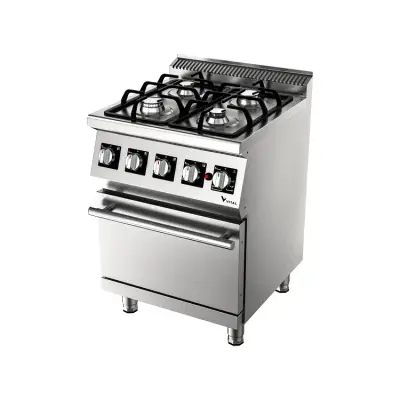 Vital GKF6020 Gazlı Kuzine 4 Brülörlü (600x630x850) - 1